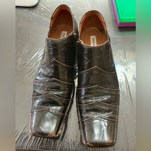 Steve Madden Brown Leather Men's Oxfords Size 10.5